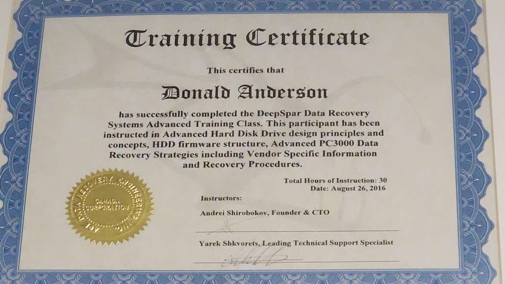 Don Anderson 2016 Advanced Firmware Training Ottawa, Canada